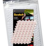 Scotch Extreme Interlocking Fasteners, 1 in Squares, Clear, 27 Sets, Holds up to 10 lbs (1 set holds 2 lbs)